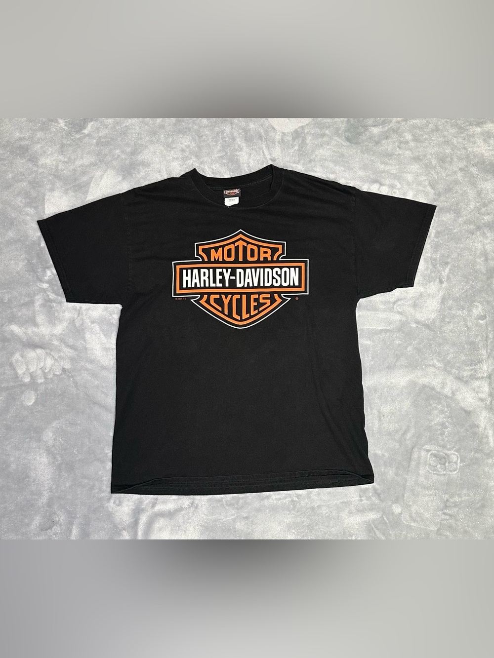 Harley Davidson Motor T-Shirt Adult L Route 30 Upper Sandusky Ohio Dealer